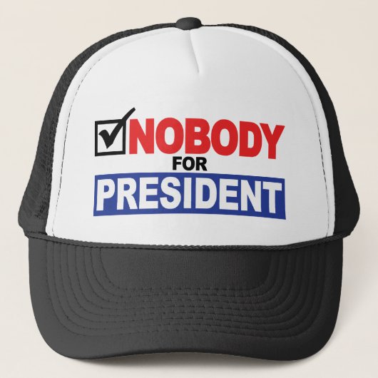 Niemand als President Trucker Pet (Voorkant)
