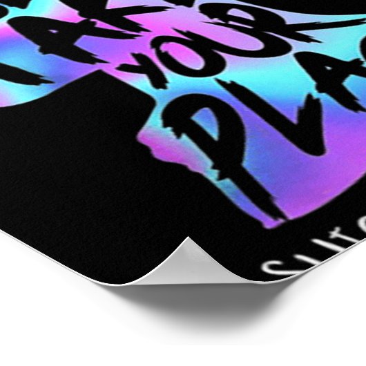 Niemand anders kan je zelfmoordbewustzijn op je pl poster (Hoek)