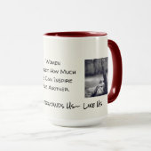 Niemand begrijpt ons* zoals de VS* Mok (Voorkant rechts)