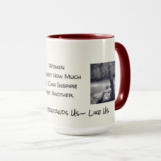 Niemand begrijpt ons* zoals de VS* Mok (Voorkant rechts)