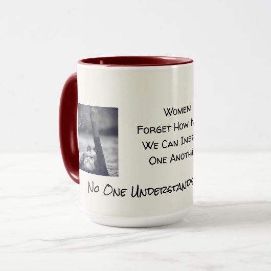 Niemand begrijpt ons* zoals de VS* Mok (Voorkant links)