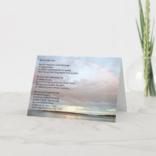 Niemand behalve jij... vriendschap kaart