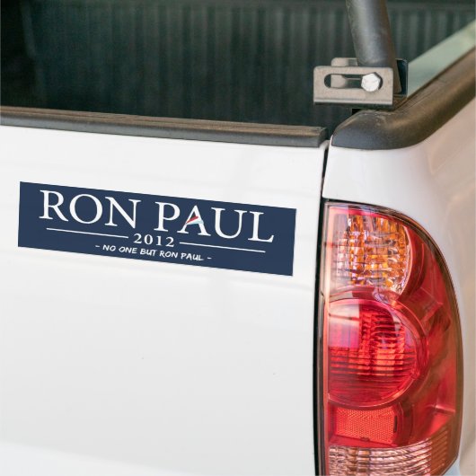 Niemand behalve Ron Paul Bumpersticker (Op Truck)