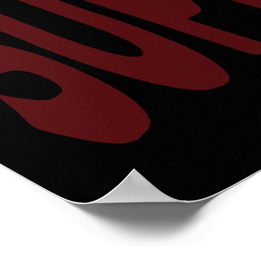 Niemand ben jij en dat is jouw Superpower Poster (Hoek)