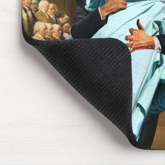 "Niemand beweegt!" Muismat (Hoek)