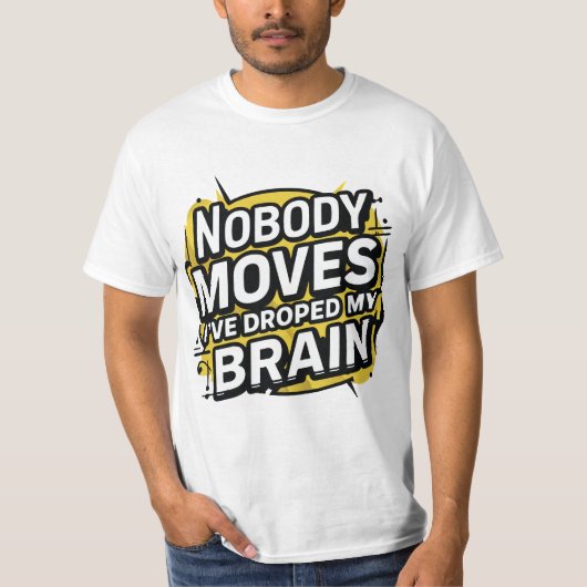 Niemand beweegt t-shirt (Voorkant)
