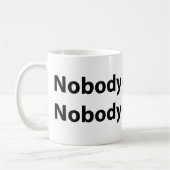 Niemand bezit u koffiemok (Links)