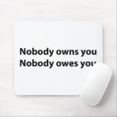 Niemand bezit u muismat (Met muis)