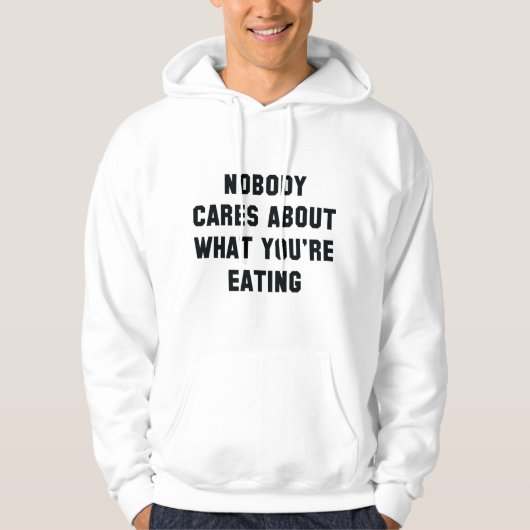 Niemand Cares Hoodie (Voorkant)