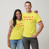 Niemand doet het zoals de minken t-shirt (Unisex)