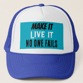 niemand faalt trucker pet