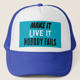 Niemand faalt trucker pet