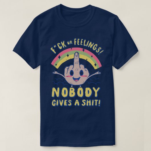 Niemand geeft een schotel t-shirt (Design voorkant)