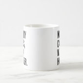 Niemand geeft erom, werk harder - Motivatie Koffiemok (Center)