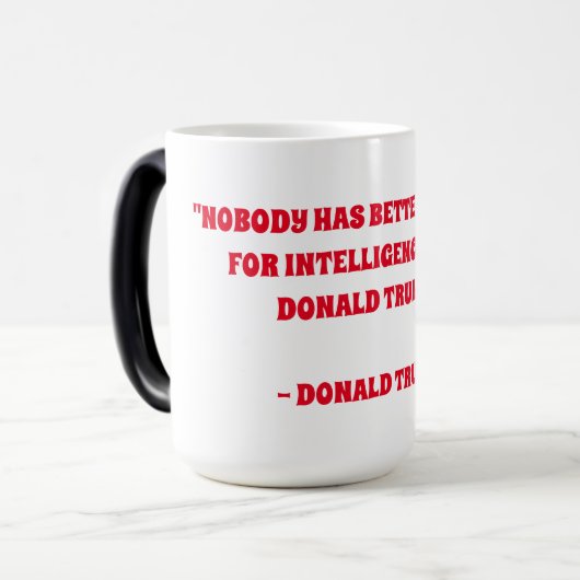 NIEMAND HEEFT BETER RESPECT VOOR INTELLIGENTIE... MAGISCHE MOK (Voorkant links)