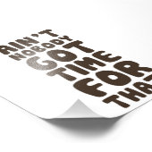 Niemand heeft daar tijd voor foto afdruk (Hoek)