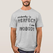 Niemand heeft een perfecte T-shirt (Voorkant)