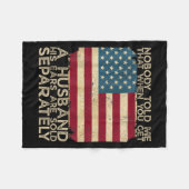 Niemand heeft me dat verteld als je een man in zij fleece deken (Voorkant (Horizontaal))