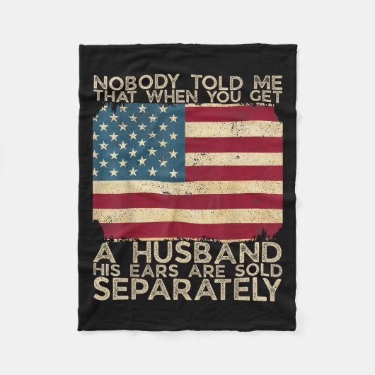 Niemand heeft me dat verteld als je een man in zij fleece deken (Voorkant)