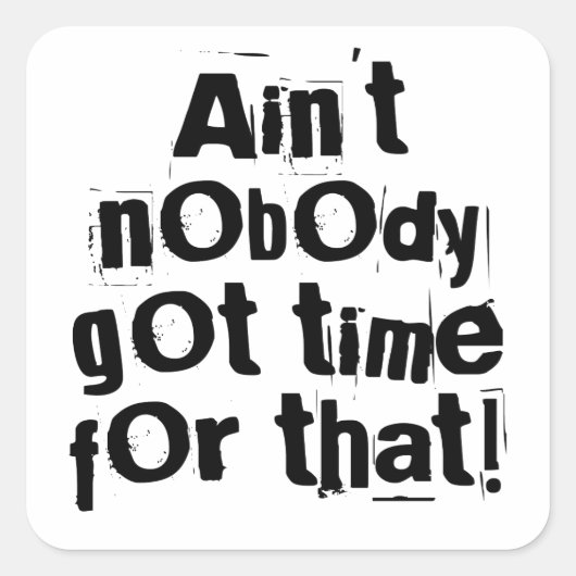 Niemand heeft tijd voor die Stickers (Voorkant)
