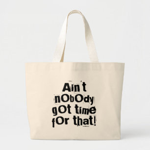 Niemand heeft tijd voor die tas