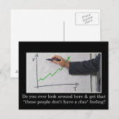 Niemand hier weet wat ze doen briefkaart (Voorkant / Achterkant)