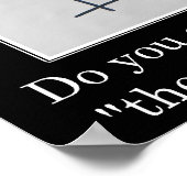 Niemand hier weet wat ze doen (S) Poster (Hoek)