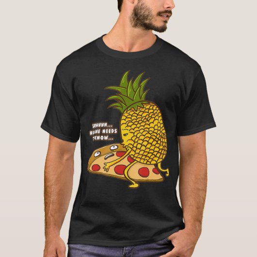 Niemand hoeft grappige anananas Hawaiian te kennen T-shirt (Voorkant)