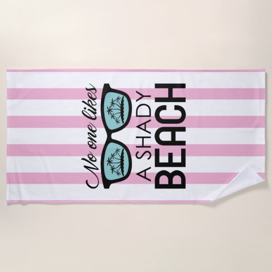 Niemand houdt van een grijs strand strandlaken (Voorkant)