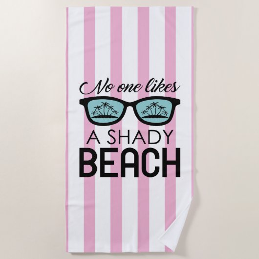 Niemand houdt van een grijs strand strandlaken (Voorkant)