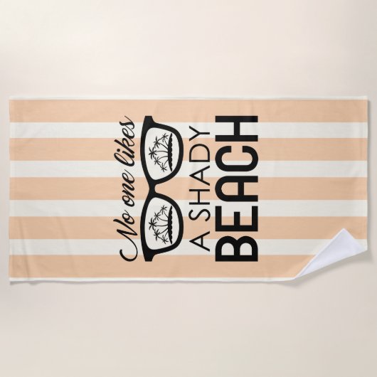 Niemand houdt van een grijs strand strandlaken (Voorkant)