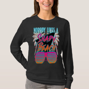 Niemand houdt van een louche Strand 80's grid palm T-shirt