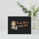 Niemand houdt van een Tattle Tale Briefkaart (Staand voorkant)