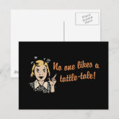 Niemand houdt van een Tattle Tale Briefkaart (Voorkant / Achterkant)