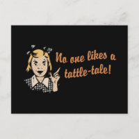 Niemand houdt van een Tattle Tale