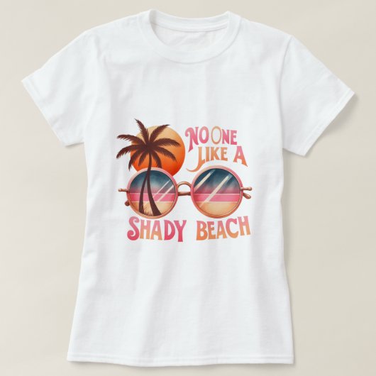 Niemand houdt van een zandstrand t-shirt (Design voorkant)