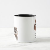 Niemand houdt van familie, Cute Raccoon Animal Mok (Midden)