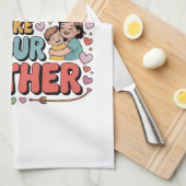 Niemand houdt van je zoals je moeder theedoek (Quarter Fold)