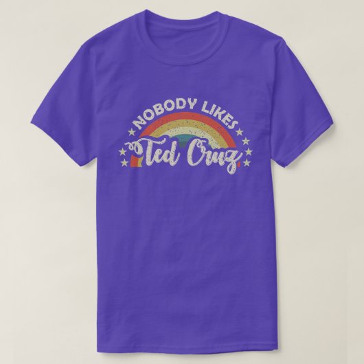 Niemand houdt van Ted Cruz Rainbow  TShirt (Design voorkant)