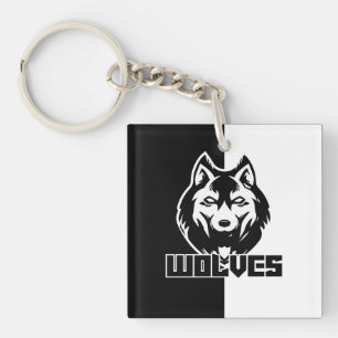 NIEMAND Houdt Van Wolf Sleutelhanger