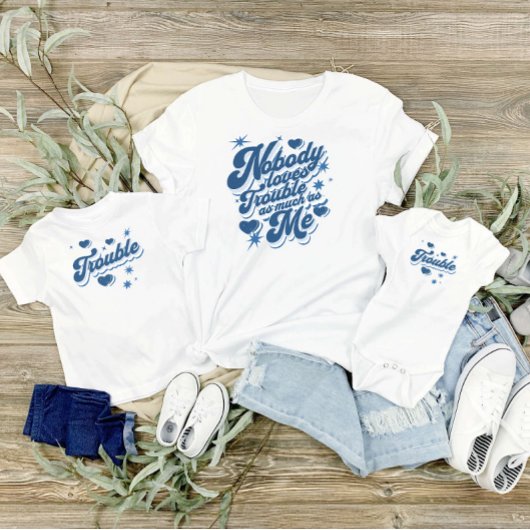 Niemand houdt zoveel van problemen als ik, mama en kinder shirts