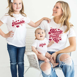 Niemand houdt zoveel van problemen als mama en ik t-shirt
