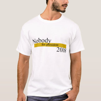 Niemand in 2008 t-shirt