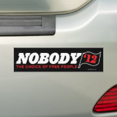 Niemand in 2012 Bumperstickers (Op auto)