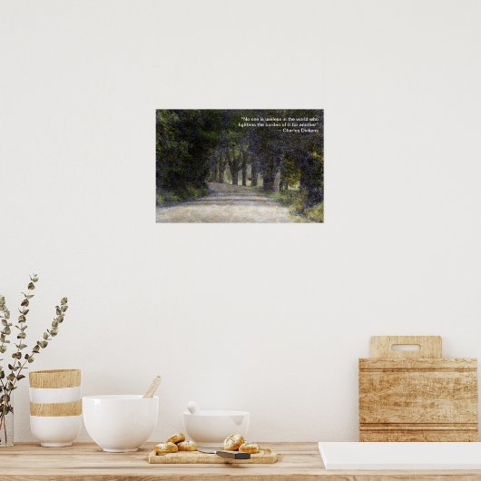 "Niemand is alleen" Poster (Keuken)