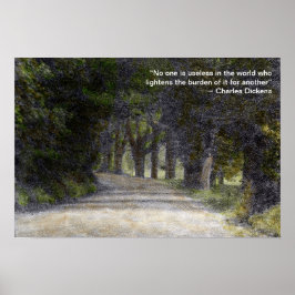 "Niemand is alleen" Poster