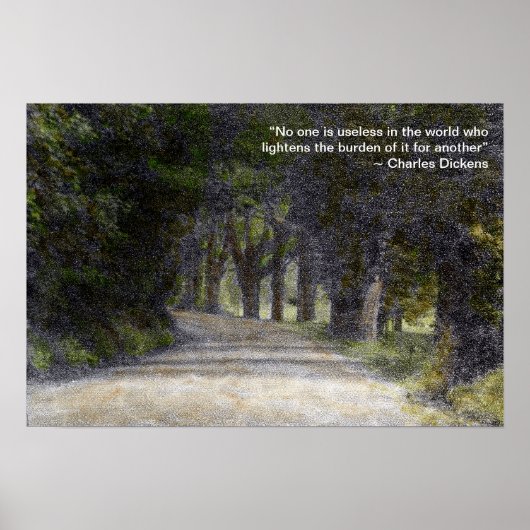 "Niemand is alleen" Poster (Voorkant)