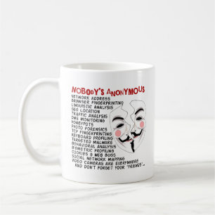 Niemand is anoniem koffiemok