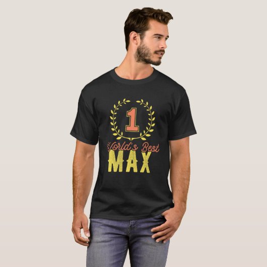 Niemand is de beste Max T-shirt (Voorkant volledig)