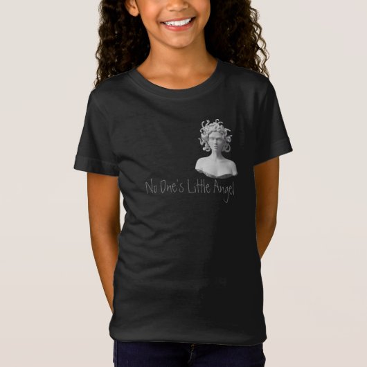 'Niemand is de kleine engel' Medusa/Emo/Kind van d T-shirt (Voorkant)